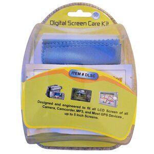*NEW* Digital Screen Care Kit DLSC Cleaning Cloth & Screen Protectors